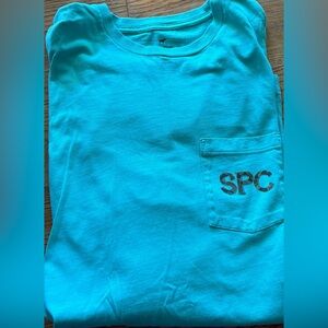 Southern Point LS Tshirt w/Camo Dog on back, Size XL, Green, EUC